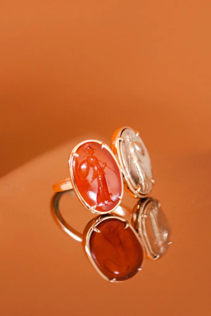 Minerva Intaglio Ring 2 beauty image 04