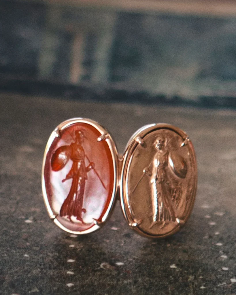 Minerva Intaglio Ring portrait image regular
