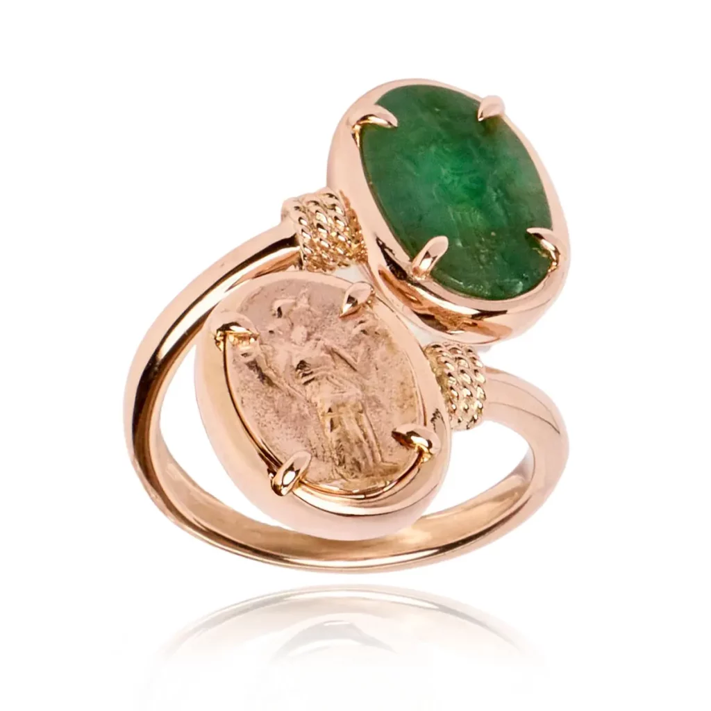 Tanit Fortuna Emerald Ring product image 01
