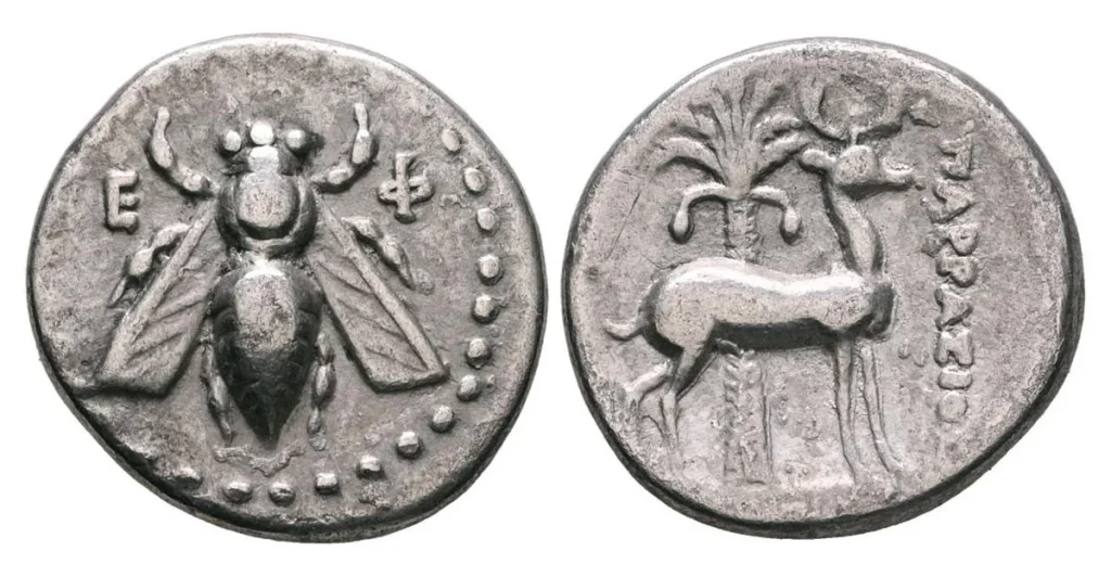 Tanit Melissae Earrings coins 01